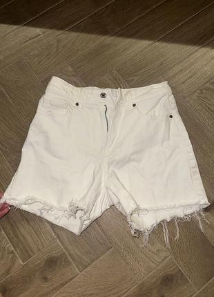 Шорти h&m білого кольору