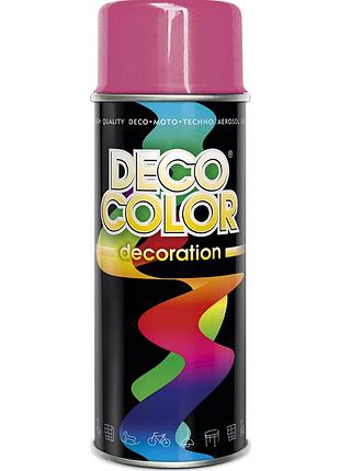 Фарба аерозольна алкідна decocolor рожевий (ral4003) 400мл