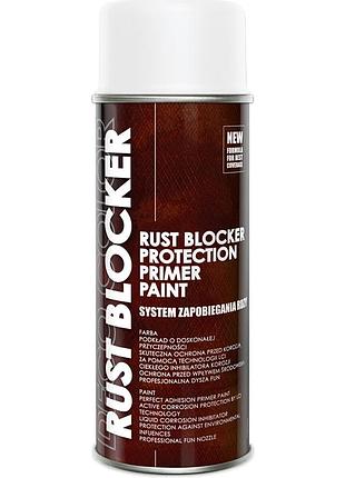 Антиржавчина фарба аерозольна (4в1) "rust blocker" decocolor білий (ral9010) 400мл