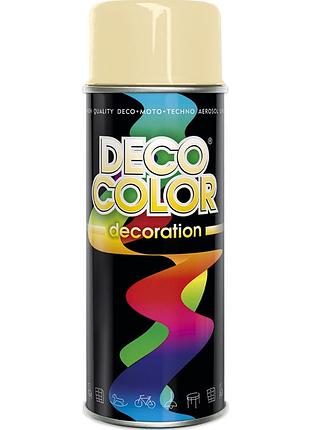 Фарба аерозольна алкідна decocolor слонова кістка (ral1015) 400мл