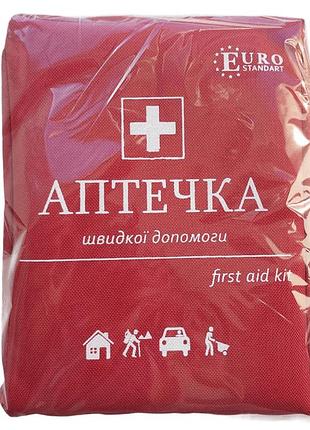 Аптечка автомобільна ама-1 червона сумка в плівці (16од., 21шт.)