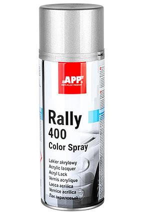 Акрилова аерозольна фарба app rally сріблястий 400мл 210125