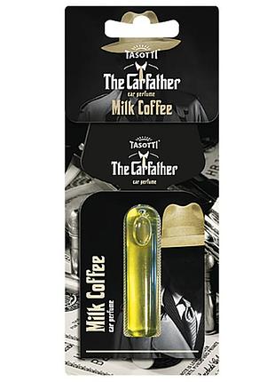 Ароматизатор для авто ампула "carfather drop" milk coffee (кофе с молоком) 5 мл tasotti