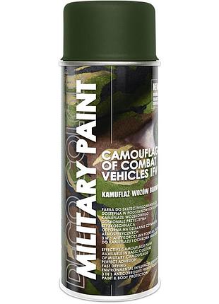 Камуфляжная краска матовая аэрозольная "military" decocolor темно оливковый (ral6014) 400мл