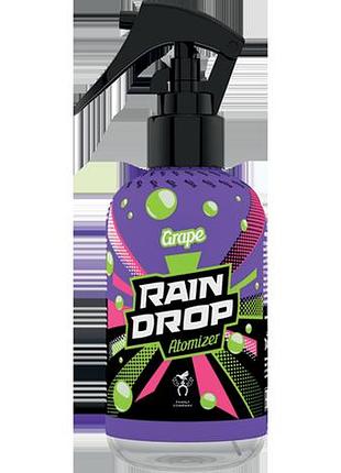 Ароматизатор для авто спрей "rain drop" grape (виноград) 200мл tasotti