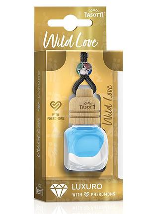 Ароматизатор для авто с ферромонами пробка "wild love" luxuro (раскошь) 7мл tasotti