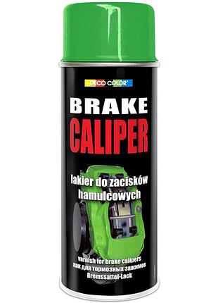 Краска для тормозных суппортов аэрозольная "brake caliper" decocolor зеленый 400мл