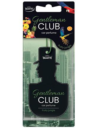 Ароматизатор для авто листочка "gentlemanclub" fruity jungle (фруктовые джунгли) tasotti