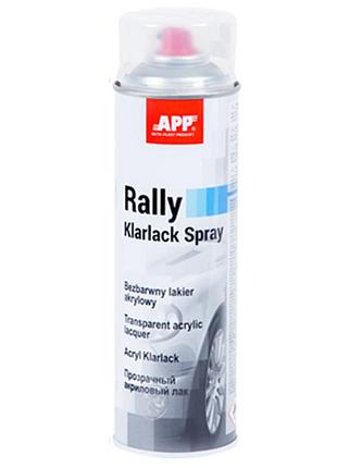 Акриловий лак аерозольний app rally прозорий 600мл 210115