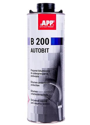 Засіб для захисту шасі під пістолет (баранек) autobit b200 1л app чорний, 050611