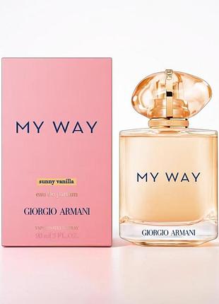 Парфюмированная вода armani my way sunny vanilla 90 мл