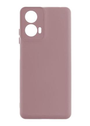 Чехол с рамкой камеры silicone cover a motorola g24 power pink sand (34824_3343307)