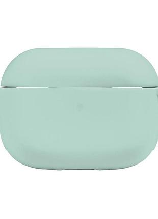 Чехол с карабином silicone case airpods pro sea blue