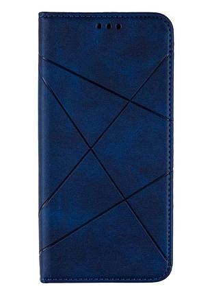 Чехол-книжка business для samsung a525 a52 (2021) синий