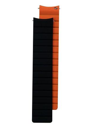 Ремешок silicone link magnetic samsung galaxy watch 22 mm black-orange