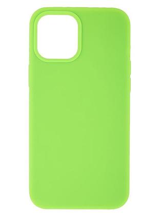 Чехол silicone case full size aa apple phone 12 pro max shiny green (25995_1820200)