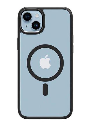 Чехол накладка spigen ultra hybrid magsafe apple iphone 15 black (34289_3605925)