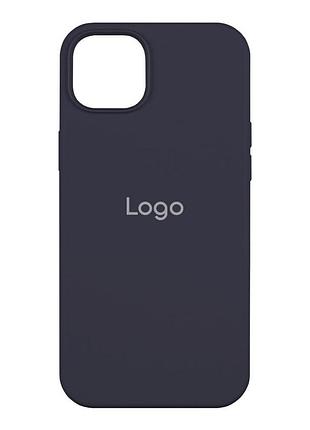 Чехол spase silicone case full size aa iphone 15 plus dark blue