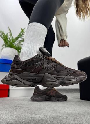 Кроссовки женские new balance 9060 chocolate brown