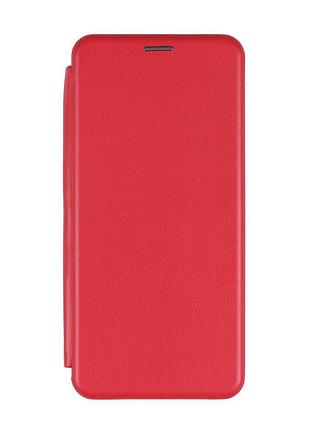 Кожаный чехол-книжка 360 hard motorola g14 red