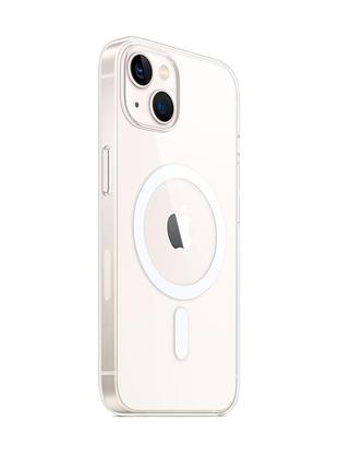 Чохол magsafe clear full size для apple iphone 13 панель-накладка tpu для телефону айфон 13 з магніт зарядка код: 47414