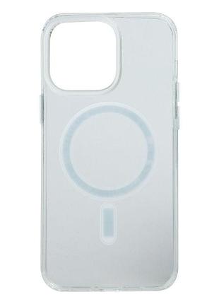 Чохол magsafe clear full size apple iphone 14 pro max прозорий