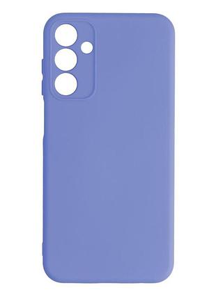 Чехол с рамкой камеры silicone cover a samsung galaxy m15 lilac