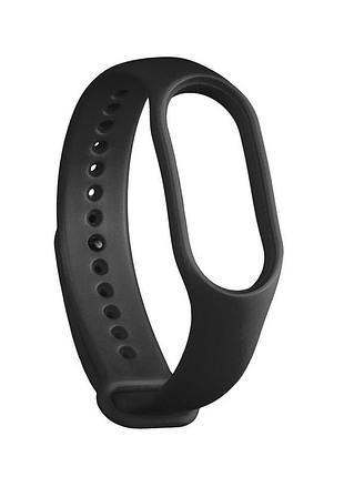 Силиконовый ремешок emy original design xiaomi mi band 5 / mi band 6 / mi band 7 black