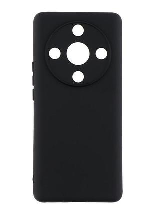 Чехол с рамкой камеры silicone cover a honor magic6 lite black (34995_3344752)