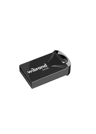 Флешка юсб wibrand 64gb hawk,usb flash drive 2.0 память 64 гб black