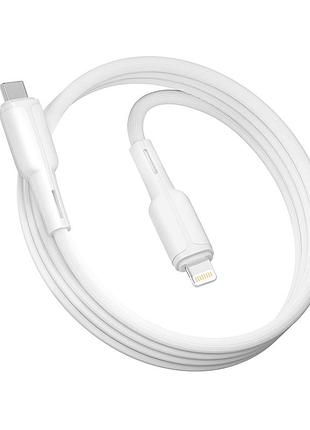 Кабель usb ridea rc-m231 prima потужність 20w type c to iphone / ipad 3a 1m white