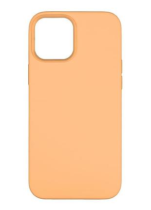 Чохол посиленого захисту magsafe silicone apple iphone 12 pro max cantaloupe