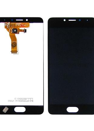 Дисплей для meizu m5c m710 с сенсором черный (dh0728)
