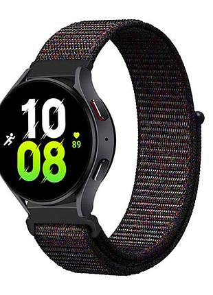 Ремешок universal nylon 20 mm samsung/amazfit/huawei black