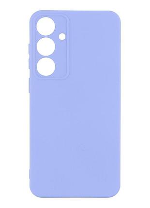 Чехол с рамкой камеры silicone cover a samsung galaxy s24 plus 5g/s926 lilac