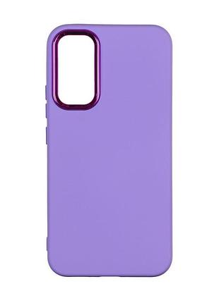 Чехол silicone cover metal frame aa samsung galaxy a34 5g elegant purple