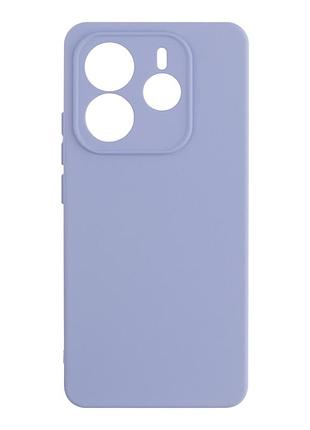 Чехол silicone cover с рамкой камеры (a) для xiaomi redmi note 14 4g lilac