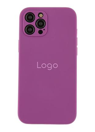 Чехол original full size with frame для apple iphone 12 pro grape