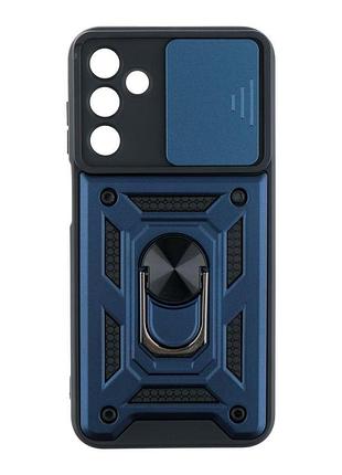 Чехол накладка с кольцом armor guard shield samsung galaxy m15 5g dark blue (35542_3346685)