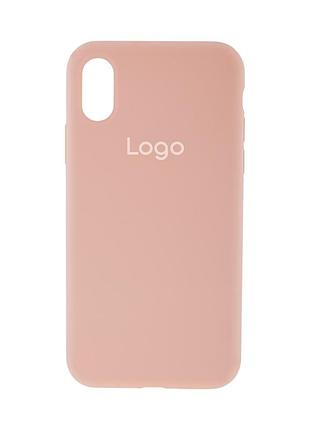 Чехол original full size для apple iphone xs grepefruit