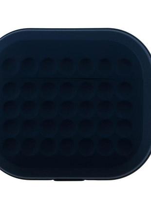 Футляр с карабином fashion silicone case airpods 3 navy blue (35264_3345617)