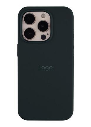Чохол silicone case full size (aa) для iphone 15 pro atrovirens