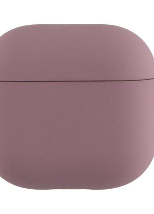 Чехол silicone case с микрофиброю для airpods 3 blackcurrant
