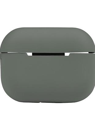 Чохол silicone case з карабіном для airpodspro 2 pine green