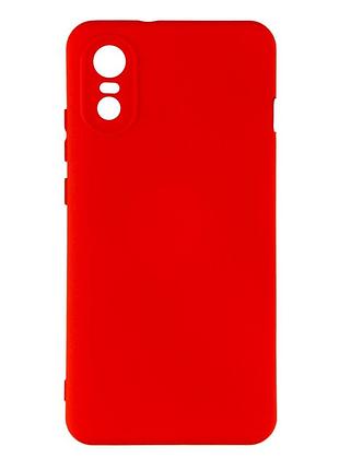 Чехол с рамкой камеры silicone cover a для zte a31 red