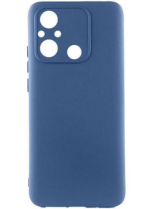 Чохол tpu getman liquid silk full camera для xiaomi redmi 12c синій / navy blue