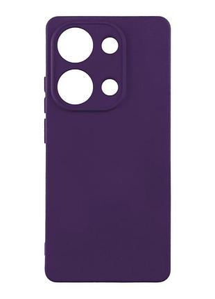 Чехол с рамкой камеры silicone cover a xiaomi redmi note 13 5g purple