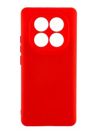 Чехол silicone cover с рамкой камеры (a) для xiaomi redmi note 14 pro 5g red