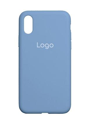 Чехол original full size для apple iphone xs max azure
