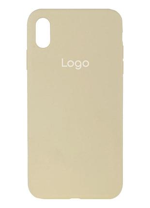 Чохол original full size для apple iphone xs max crem yellow